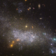Dwarf galaxy DDO 68, also known as UGC 5340, lies about 40 million light-years away from Earth.